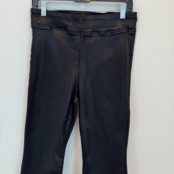 Frame Denim The Jetset High Rise Flare in Noir Coated Size 2 - Picture 3 of 15